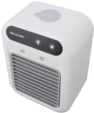 Aire Acondicionado Portátil, Tanque de Agua de 500 Ml, Suministro de Aire Gran Angular Profesional, Enfriador de Aire Pequeño para Coche para Habitación