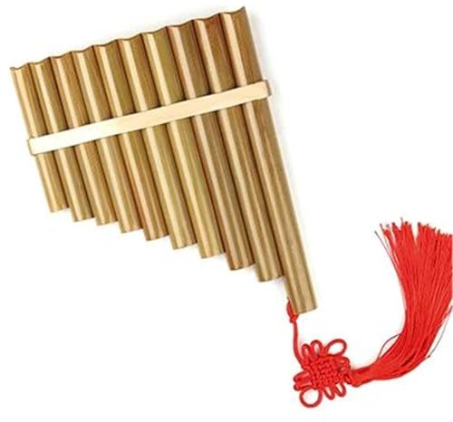 Panflöteninstrument Traditionelles Musikinstrument Panflöte C Tonart 10 Pfeifen(Type2)