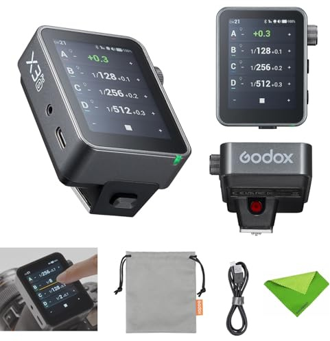 Godox X3 Pro S X3Pro S Touchscreen-TTL-Blitzauslöser für Sony, 2,4 GHz kabellos, 2,4-Zoll-LCD-Bildschirm, Bluetooth-Integration und App-Steuerung, kabelloser Blitzgerät-Transmitter für Sony-Kameras
