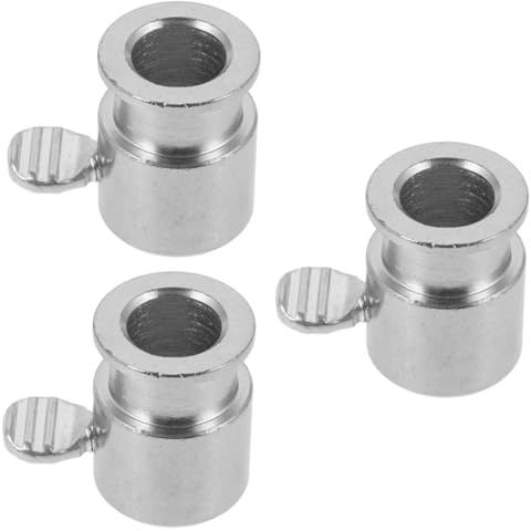 GALPADA 3 Pièces Accessoire de Barbecue Rotissoire Fer Chromé Tige de Fixation Porte Broche pour Broche Méchoui Support Équilibre pour Cuisson Uniforme