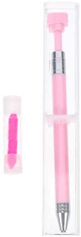 CIYODO Stylo à Diamant Rotatif pour Nail Art Stylo à Pointiller DIY Cire Rose Accessoire Peinture Diamant Outil Compact et Léger pour Décoration Ongles et Bricolage Artistique