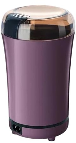 Molinillo De Café Eléctrico Portátil, Doméstico Grano Pequeño, Mezclador Acero Inoxidable For Moler Nueces Y Granos Molino Eficiente Esfuerzo(Purple)