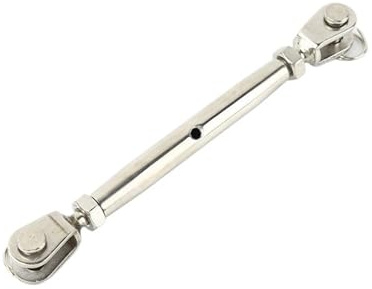 5 pz Lunghezza Regolabile Morsetto M5-M10 Marine Rigging Vite Corpo Chiuso Mascella Tenditore Bullone Fune In Acciaio Inox 304 per Corda(M5)