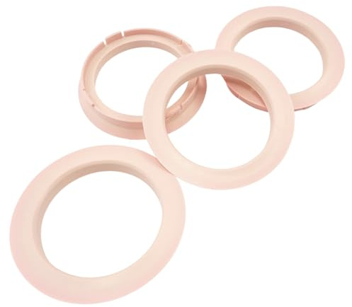 4x Zentrierringe 74,1-60,1 | 74.1 auf 60.1| Rosa