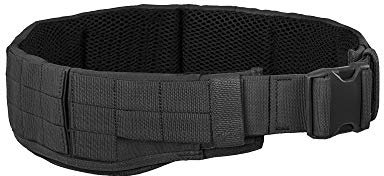 Tasmanian Tiger TT Warrior Belt MK IV Molle-kompatibler Ausrüstungs-Gürtel, Taktischer Einsatz-Gürtel, Schwarz