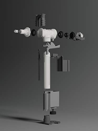 Porcher Robinet Flotteur Chasse d'Eau SmartValve Economie d'Eau pour Bati support mural PROSYS Reservoir 80-120-150 mm RV15467