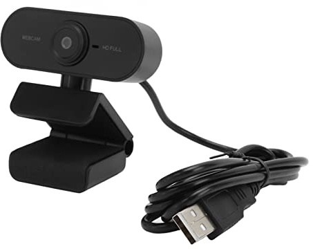 HD-webbkamera, Inbyggd Mikrofon, USB2.0 1080P 180° Webbkamera, för Stationär Bärbar Dator, för Videokonferens Online