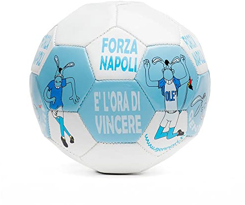 I COUNT CALCOLATRICI Mini pallone Forza Napoli bianco azzurro, Gennar�, � l'ora di vincere.