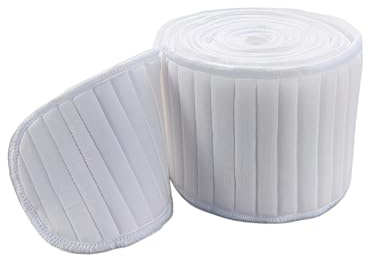 Juzo SoftCompress Pads & Liners, 4M Bandage Roll | Compression Bandages for Mild to Severe Lymphedema and Lipo-Lymphedema, Medical Management for Fluid Build-Up & Swelling | White, 12 CM X 4 M