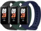 Tobfit 3 Piezas Correa Compatible con Xiaomi Smart Band 8 Active para Mujer Hombre, Silicona Suave Correas, Pulsera de Repuesto Deportiva Impermeable para Xiaomi Smart Band 8 Active Correa