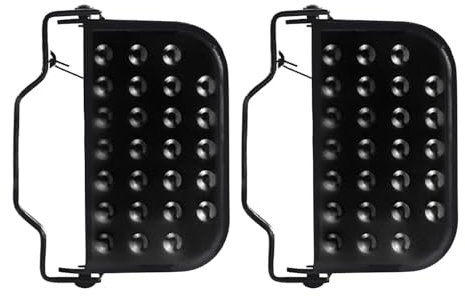 Shurzzesj Hintere Klapppedale,Fahrrad-Hinterradpedale, Klappbare Fußrasten, Hinterrad- -Fußplatten, Fahrradzubehör, verdicktes Ganzmetall, 1 Paar für Rennräder, Faltbare Fahrräder