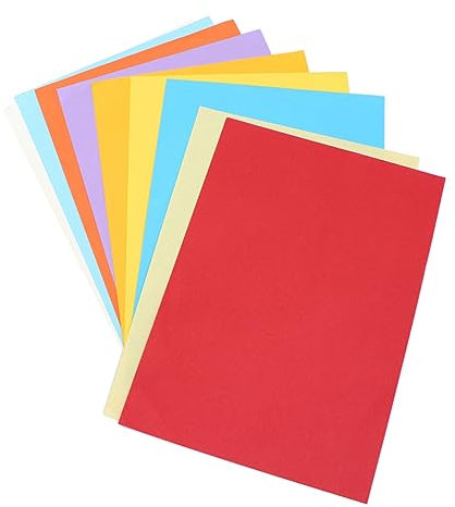 Lurrose 100blätter Buntes Druckpapier Bedruckbares Papier Diy-faltpapier Geeignet Für Tintenstrahldrucker Zehn Farben