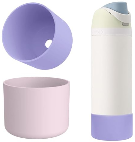 bottes en silicone pour bouteille d'eau Owala de 946 ml, Lot de 2 Botte de bouteille d'eau en silicone pour bouteilles Owala, housse de protection antidérapante, pour bouteilles Owala (32oz)