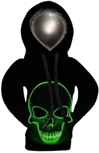 Gear Shift Hoodie Skelett,Auto Gear Shift Hoodie Halloween Kfz-Innenraum-Schalthebelabdeckung Halloween-Schaltknauf-Hoodie-Schaltknauf-Abdeckung, lustiges Autozubehör für die Innendekoration