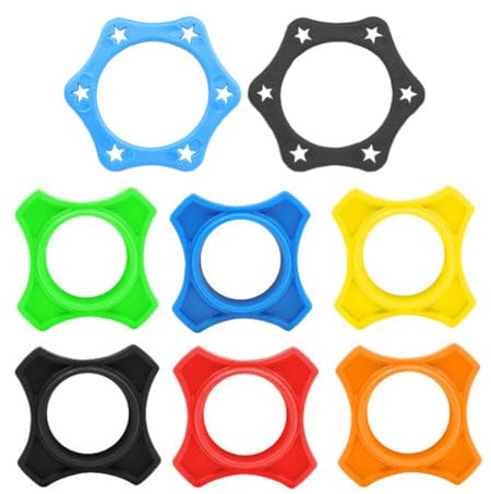SGERUFZ 6 Pezzi Spugna per Microfono, Set di Spugne e Copri Microfono, Custodia Protettiva in Schiuma con Anelli Antiscivolo, Compatibile con la Maggior Parte dei Microfoni