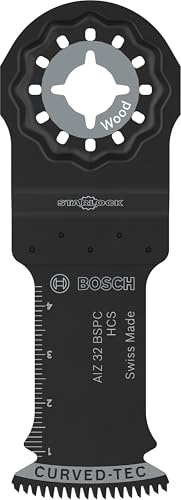 Bosch 5x Lama per taglio dal pieno AIZ 32 BSPC | per Legno duro, Legno tenero, Larghezza 32 mm, Professional Accessorio Utensile multifunzione