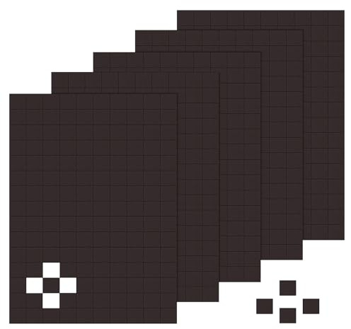 750 Stück Magnetplättchen Selbstklebend, Magnet Klebeplättchen 10 x 10 mm, Magnete zum Kleben für Schule Büro Kühlschrank Whiteboard
