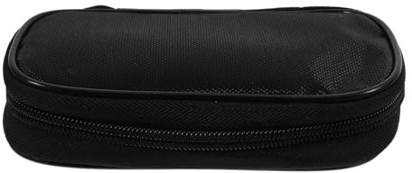 Healeved Bolsa de Almacenamiento para Suministros Médicos Diabetes, Estuche de Tela Negro Ligero Diseño Elegante para Viaje y Transporte en Tote u Otras Bolsas