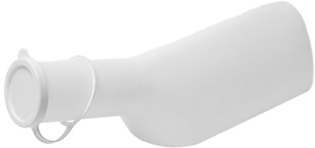 SHERCHPRY Large Capacity Plastic Urinal Bottle with Scale Ergonomic Urinal Pot for Elderly Men and Women Smooth Surface Portable for Hospital Travel and Camping Use
