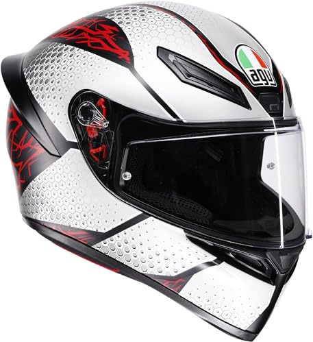 AGV K1 S Speedarmor Helm, schwarz/grau/rot, XL (61/62)