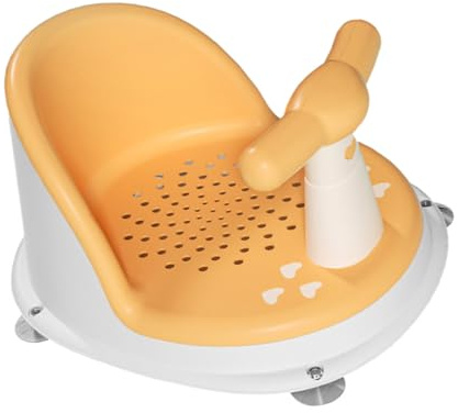 WRITWAA Asiento de Baño para Bebés de 6 a 12 y Resistente al Desgaste Material Pp y Tpe Adecuado para Jugar Alimentación