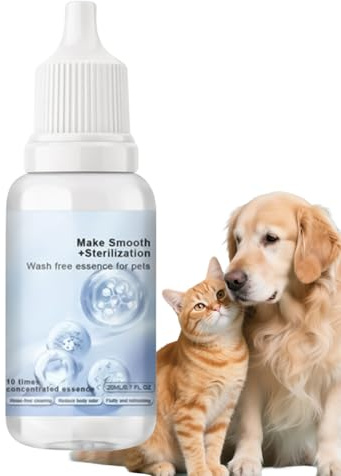 WJnflQN Eliminatore Macchie Lacrime Gatti | Senza Lavaggio e Asciugatura Rapida | Liquido Rimuovi Macchie Lacrime Cuccioli - Ideale per Cuccioli e Razze da Piccole a Grandi in Casa Viaggio