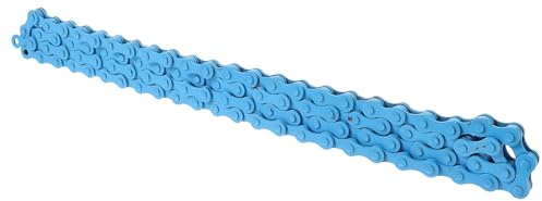FUNNETOYU Fahrradketten Zubehör 94 Glieder Stahl Blau mit schneller Gangschaltung für Rennrad und Mountainbike Robuste Ersatzkette