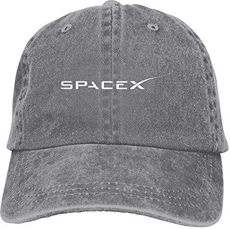 BAJIE Baseballmützen Spacex Logo Baseballmütze Cowboyhut Peaked Cap Cowboy Bebop Hüte Männer und Frauen Hüte