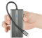 Adaptador USB C 5 en 1, adaptador de puerto USB 5 en 1, dongle USB-C 5 en 1, salida HDMI 4K, Ethernet, puerto USB 3.0, compatible con MacBook, Steam Deck y la mayoría de dispositivos tipo C