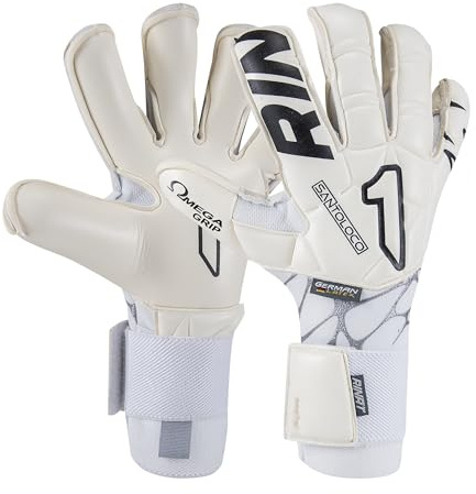Rinat Santoloco Alpha Torwarthandschuhe, für Kinder, Weiß, Größe 6