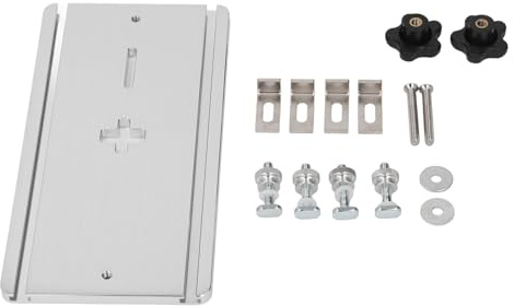 HWGING Electric Jig Saw Flip Board Aluminum Alloy Router Table Insert Plate for Woodworking