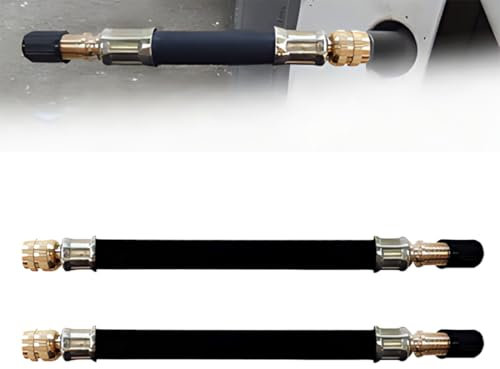 XOXVURI Rallonge Valve Pneu Extension De Valve De Valve De Voiture Adaptateur De Valve De Pneu 1 Paire De Rallonge De Valve De Pneu, Flexible, Longueur 210 Mm
