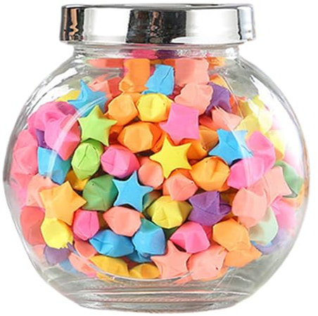 Bocaux de conservation en verre hermétiques - Récipients alimentaires transparents scellés avec couvercle pour décoration de cuisine, pantry, bonbons, biscuits, sucre