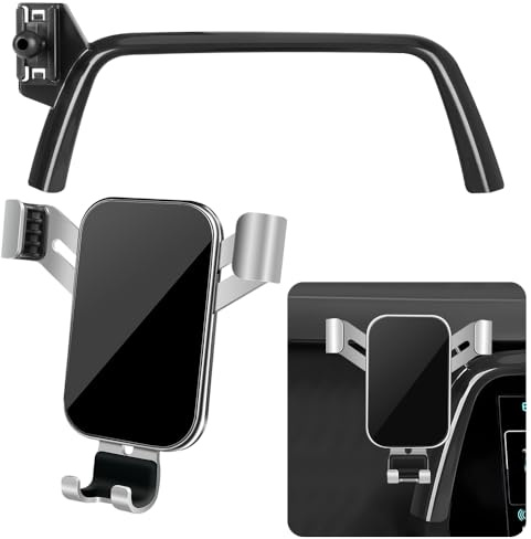 LUNQIN Car Phone Holder for Chevrolet Chevy Camaro 2016 2017 2018 2019 2020 2021 2022 2023 2024 Auto Accessories Best Cell Phones Mount Cellphone Mobile Cradle Charging Navigation GPS Screen Stand