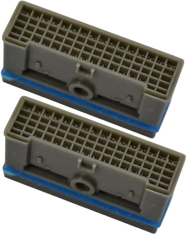 Filtre de robinet, aérateur de robinet, filtre rectangulaire en plastique 2 pièces, pièces rechange d'aérateur d'évier pour fixation 'évier cuisine et salle bain