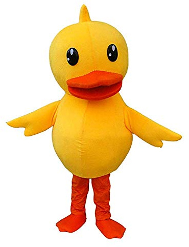 SANEYDER Gelbe Ente Cosplay Maskottchen Kostüm Verkleidung Party Kleid