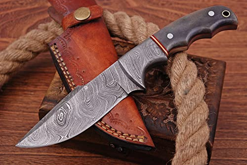 Generisch Damast Messer, schönes Hand geschmiedetes Damast Jagd Messer MAQ4199