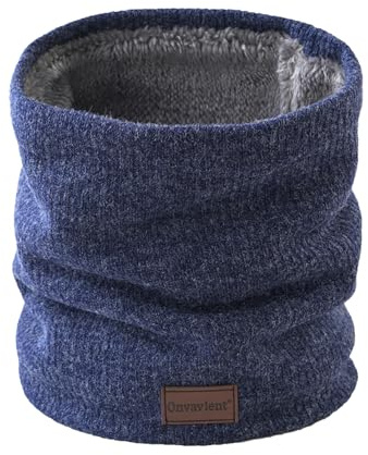Onvavient Sjal herr vinter, vinter halsslang skidåkning, tubhalsduk halsduk halsvärmare ansiktshalsduk fleece loop halsduk män kvinnor, varm tjock tubhalsduk halsvärmare sport motorcykel cykel