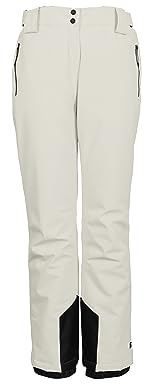 killtec Damen Skihose/Funktionshose mit Kantenschutz und Schneefang KSW 94 WMN SKI PNTS, Weiss, 38, 40842-000