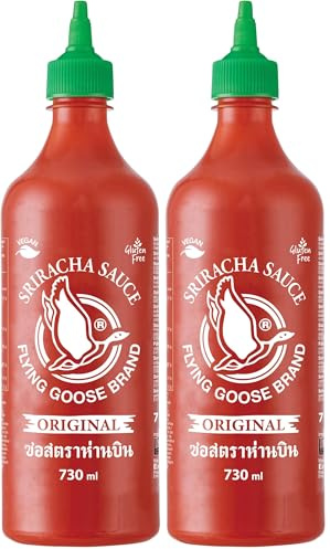 Flying Goose Sauce Piment Sriracha - 730 ml (Lot de 2)