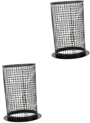 OSALADI 2stücke Reptilien Lampe Mit Anti-scalding Lampenschirm Keramischer Heizkörper Für Terrarien Für Schlangen Und Echsen Effiziente Wärmeableitung Sicherer Schutz