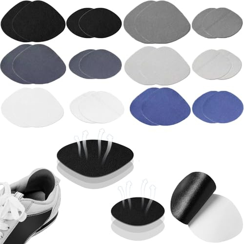 12 Pares De Parches Para Reparar Zapatillas, Parche Autoadhesivo De Reparación Talón De Tenis, Parche Para Reparar Calzado, Para Reparar Agujeros Zapatillas,Zapatos Cuero y Tacones Altos (6 Colores).
