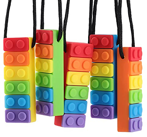 Sensory Chew Necklace for Autistic Children -Seeway Chew Toys for Kids - Chewelry and Chewy Toys for Autism