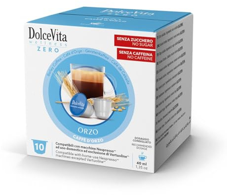100 Capsule ORZO NATURALE DOLCE VITA Compatibili con macchine Nespresso