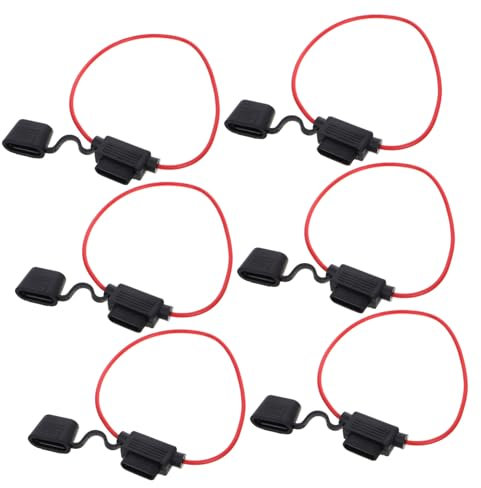 Mikinona 6stücke Teiliges Wasserdichtes Kfz-sicherungshalter Auto-sicherungshalter PVC-Konstruktion Sicherungsblock Für Autoradio Sicherungsstecker Sicherungsboxen Kfz-Teile