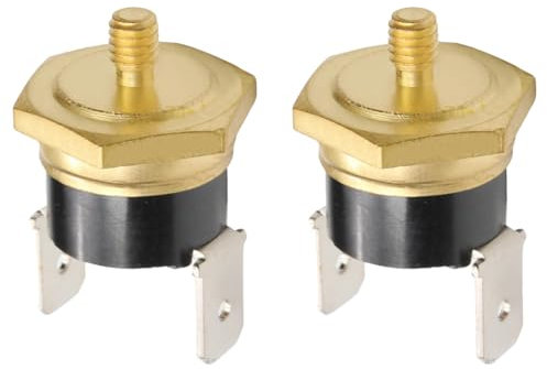 Ricambi per macchina caffè cialde coppia termostati 95 gradi + 165 gradi compatibile con frog, Coppia di Termostati Bimetallici Compatibile Con Frog