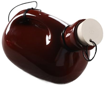 STHOYN Jarra De Orinal Adulto Masculina A Prueba De Botella Orinal para Hombre Nocturna Contenedores Incontinencia Reutilizables De Urinario Portatil Hombre(Brown,S)