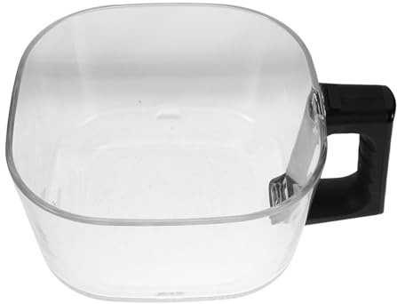 Cabilock Accesorio Repuesto Olla de Visualización de Vidrio Cuadrado para Freidora de Aire de 4.0 Qt con Asa Interior para Cocinar en Reuniones Familiares y Uso Doméstico