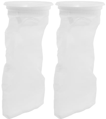 UPKOCH 2 Pièces Filtre Maille Nylon pour Couvercle IBC Filtre Réutilisable pour Couvercle de Tonneau à Eau de Pluie Compatible Barils