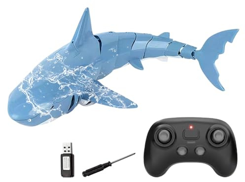 Juguetes de Tiburón para Niños | Juego de Agua para Padres e Hijos | Juguete De Tiburón Submarino Con Control Remoto,Para Niños y Niñas Cumpleaños Navidad Año Nuevo Playa Piscina Exterior Interior Bañ